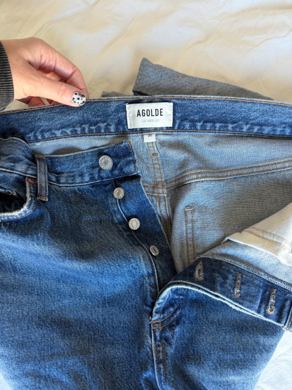 90’s pinch waist Agolde jeans